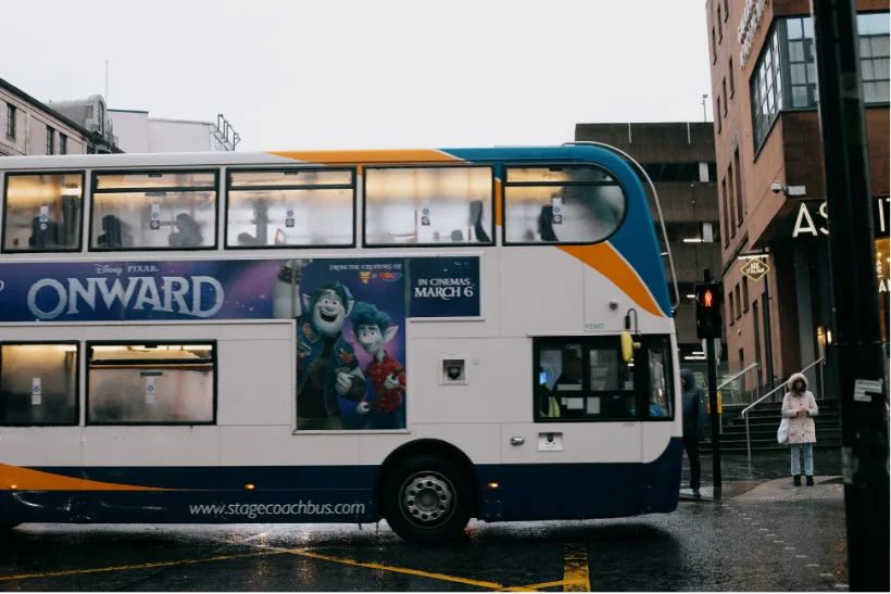 A coach service listing in the app
